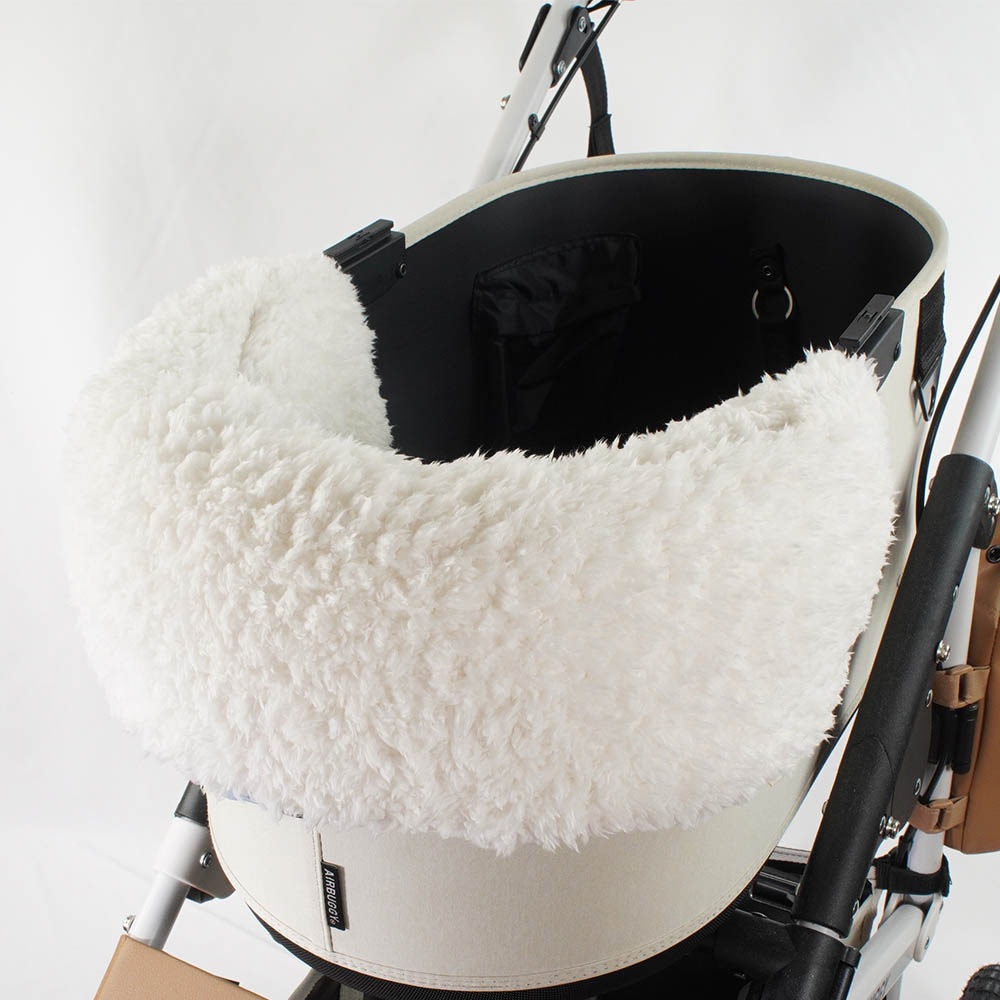 【500円OFF】DOME3レギュラー用クッションセット ぷくぷく あごのせクッション＋縁無しクッションベッド Mサイズ マカロンブルーファー