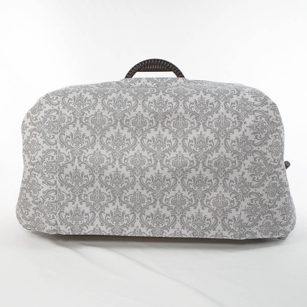 Helen's クレートカバー ダマスクグレー Sサイズ トグルボタン付き