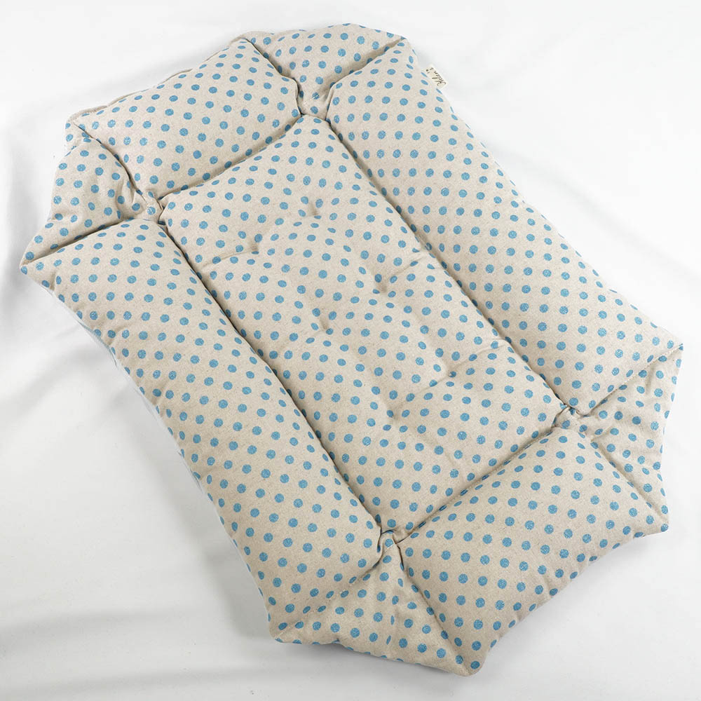 ペットが喜ぶ 夏用キャリークッションベッド 接触冷感 マーベラスクール Abuku グレー Sサイズ