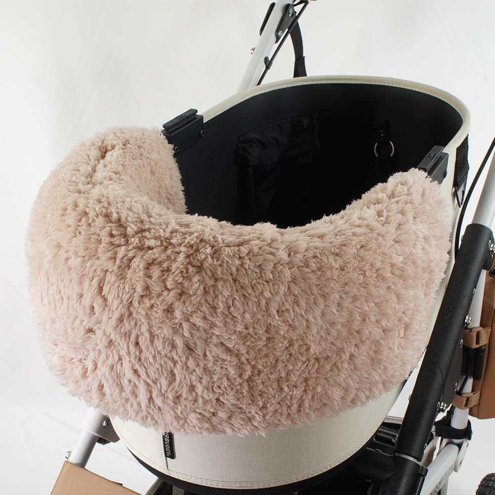 【500円OFF】DOME3レギュラー用クッションセット ぷくぷく あごのせクッション＋縁無しクッションベッド Mサイズ マカロンチョコファー