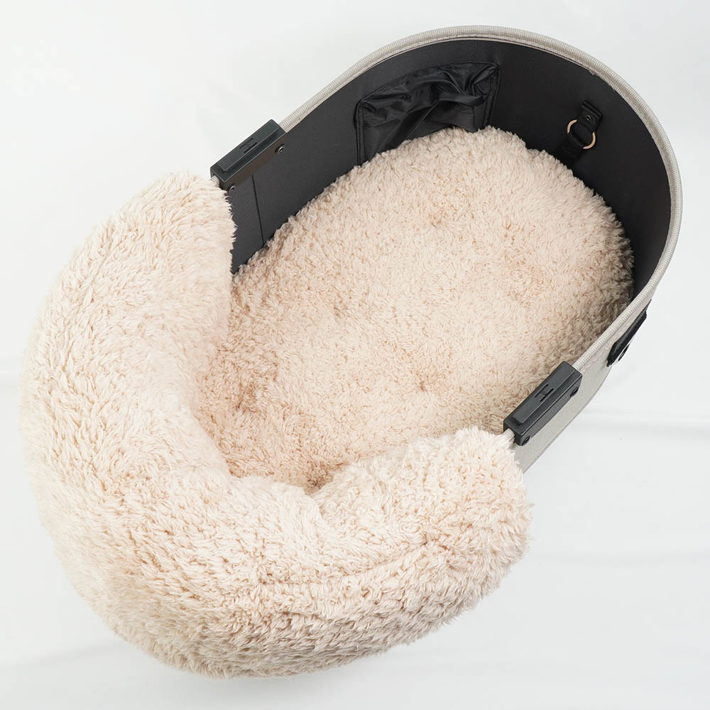 【500円OFF】DOME3レギュラー用クッションセット ぷくぷく あごのせクッション＋縁無しクッションベッド Mサイズ マカロンチョコファー