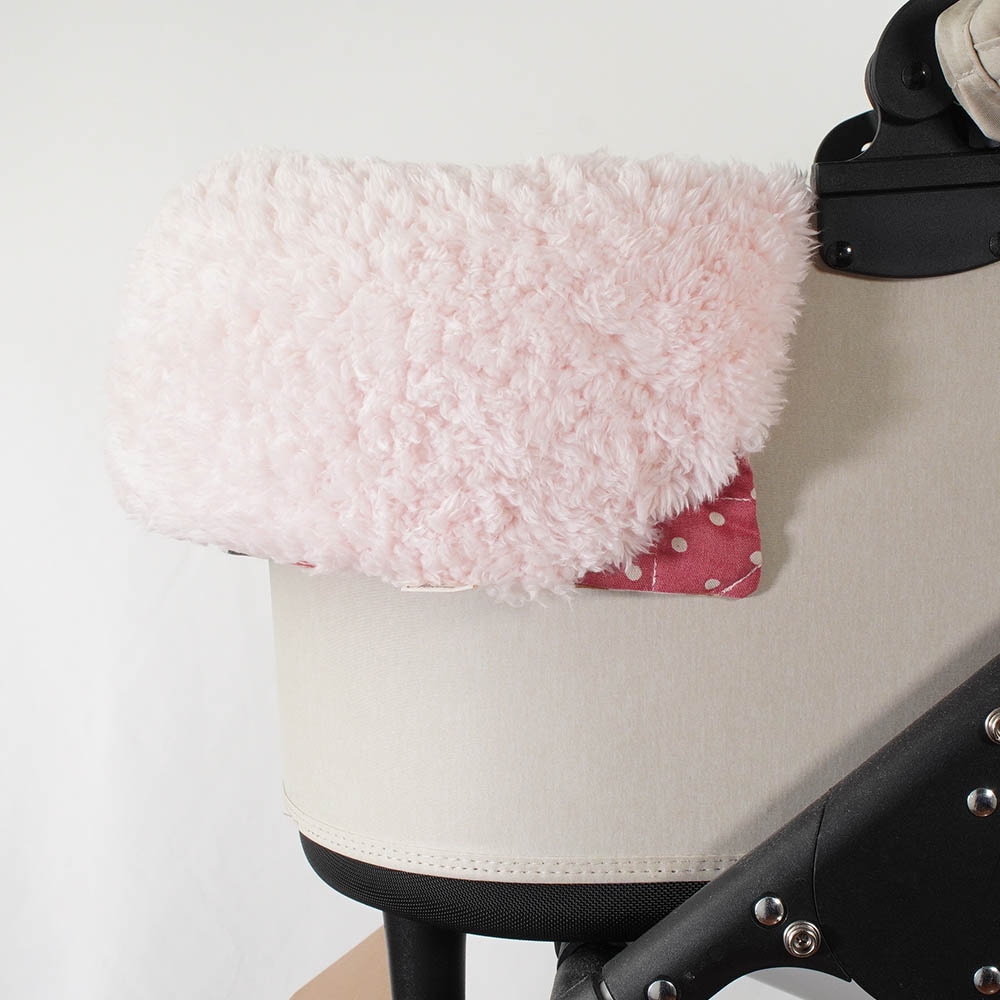 【500円OFF】DOME3レギュラー/ラージ用クッションセット ぷくぷくあごのせクッション＋あごのせ縁無しクッション Mサイズ マカロンシャービーピンクファー