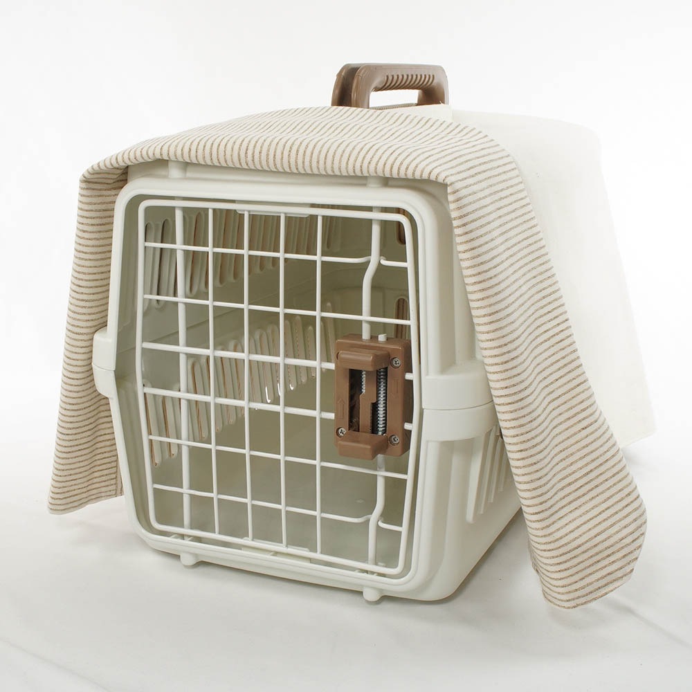 Helen's クレートカバー 生成 Sサイズ トグルボタン付き | 通年用