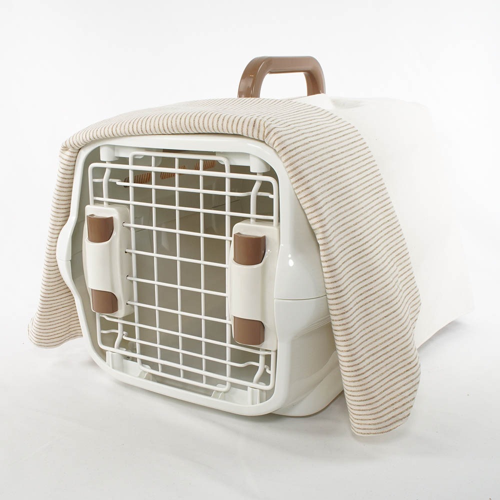 Helen's クレートカバー 生成 Sサイズ トグルボタン付き | 通年用