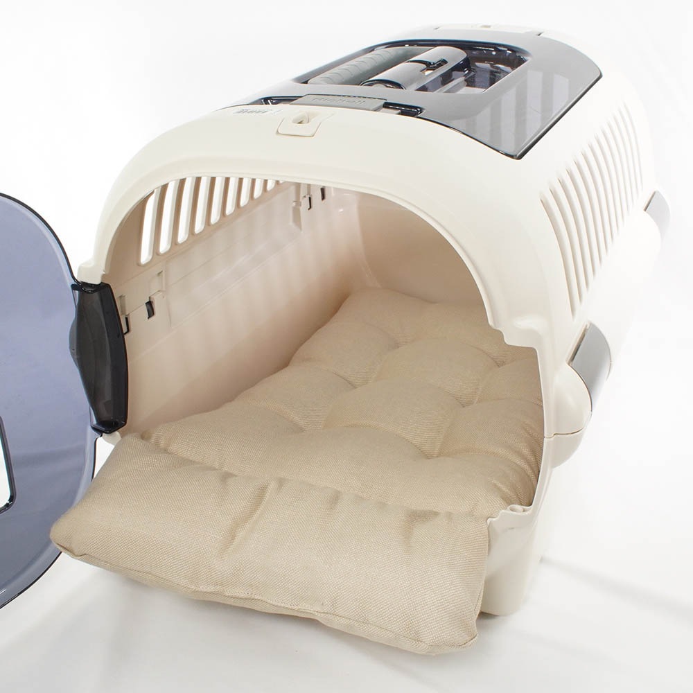 あごのせ縁無しクッション 高品質な厚めのリネン素材 リトアニアリネン（両面リネン）  Mサイズ