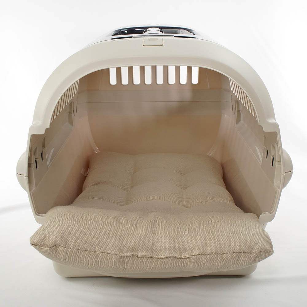 あごのせ縁無しクッション 高品質な厚めのリネン素材 リトアニアリネン（両面リネン）  Mサイズ