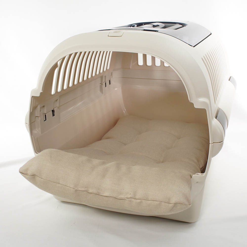 あごのせ縁無しクッション 高品質な厚めのリネン素材 リトアニアリネン（両面リネン）  Mサイズ