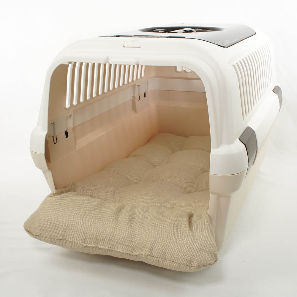 あごのせ縁無しクッション 高品質な厚めのリネン素材 リトアニアリネン（両面リネン）  Mサイズ