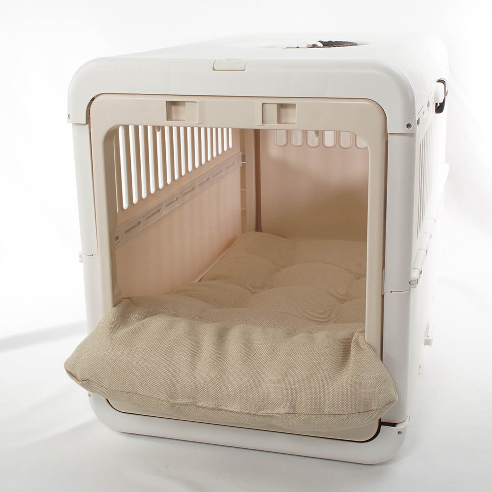 あごのせ縁無しクッション 高品質な厚めのリネン素材 リトアニアリネン（両面リネン）  Mサイズ