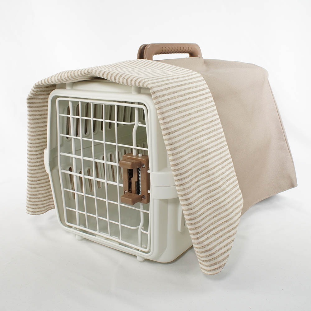 Helen's クレートカバー モカ Sサイズ トグルボタン付き