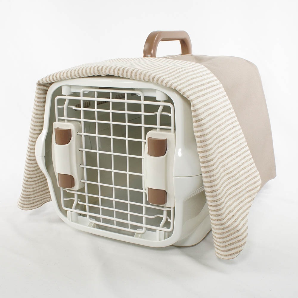 Helen's クレートカバー モカ Sサイズ トグルボタン付き