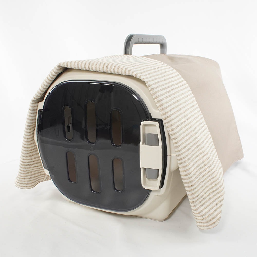 Helen's クレートカバー モカ Sサイズ トグルボタン付き