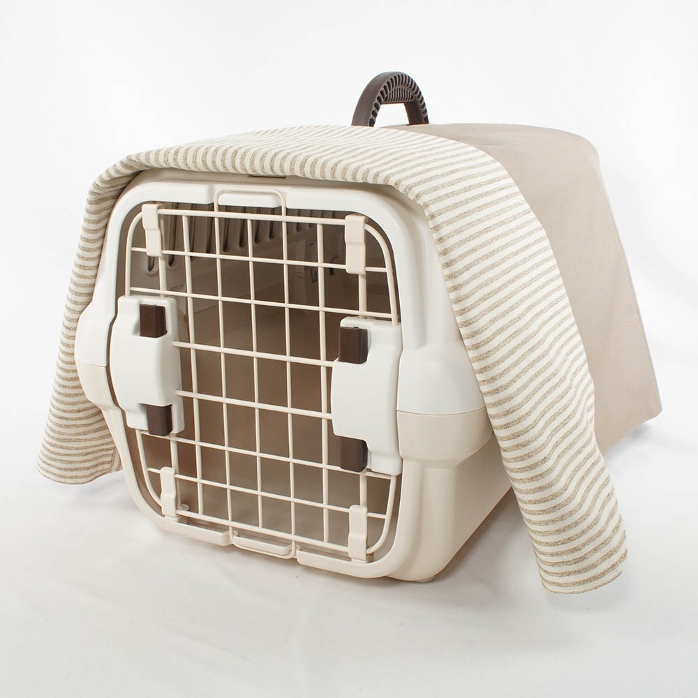 Helen's クレートカバー モカ Sサイズ トグルボタン付き