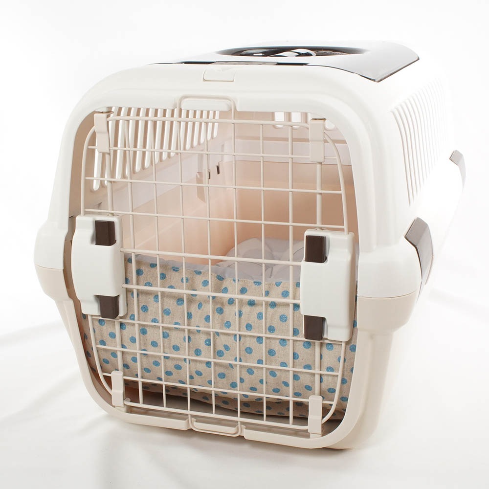 夏用あごのせ縁無しクッション/クレートクッション マーベラスクール Abuku グレー Mサイズ