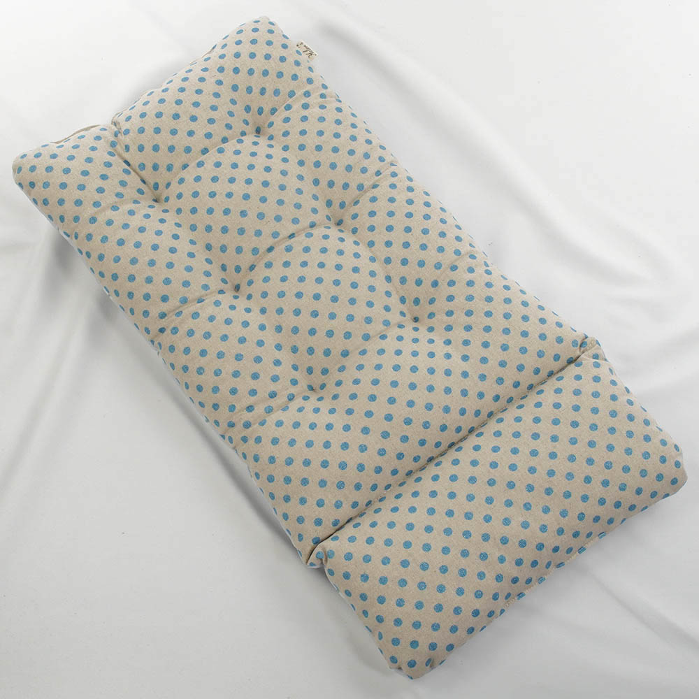 夏用あごのせ縁無しクッション/クレートクッション マーベラスクール Abuku グレー Mサイズ