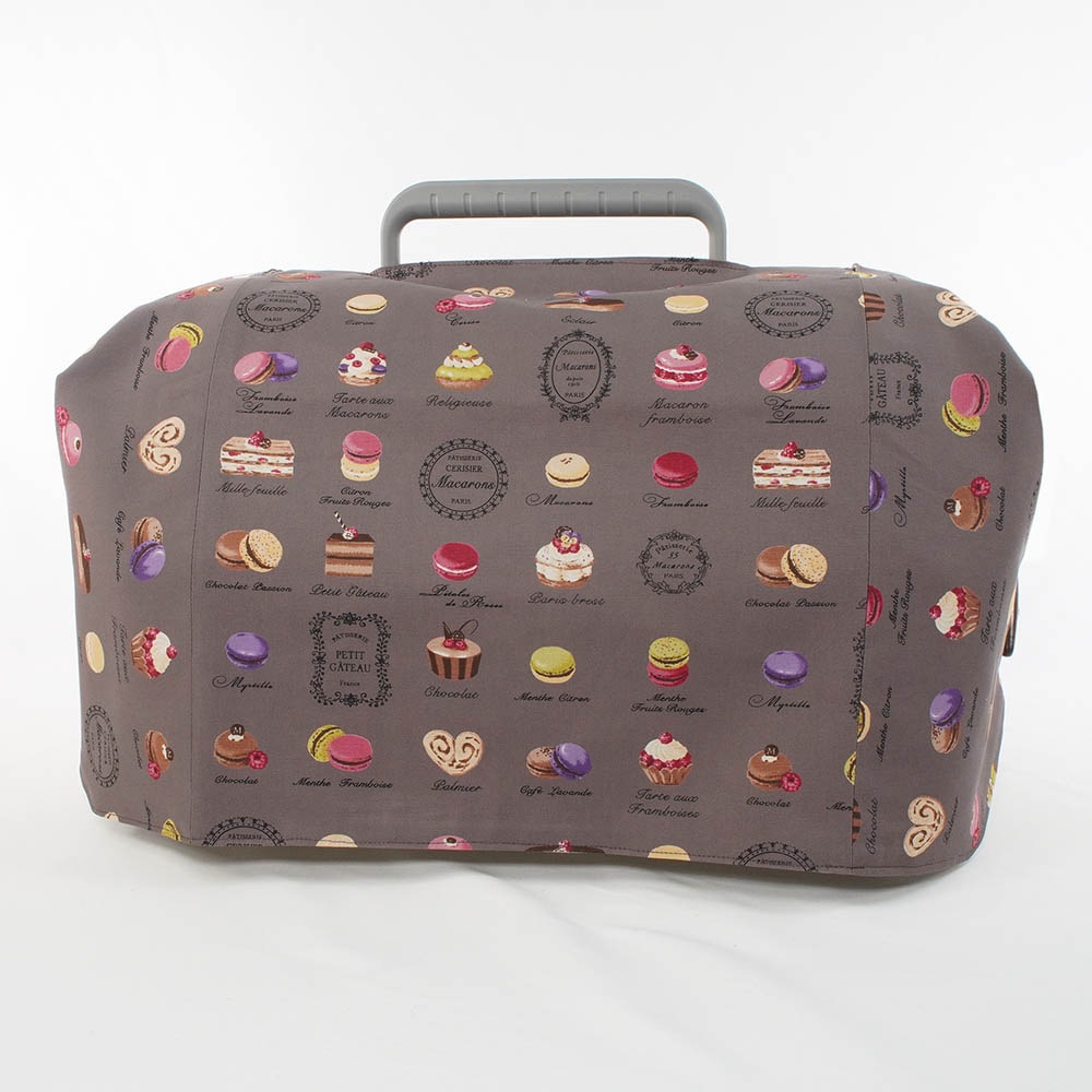 Helen's クレートカバー マカロンチョコドット Sサイズ トグルボタン付き