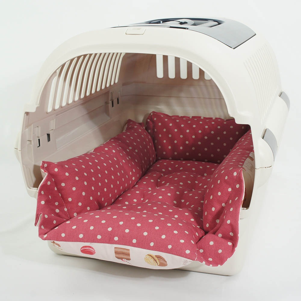 ペットカート&クレートに使えるふかふかクッション マカロンピンク