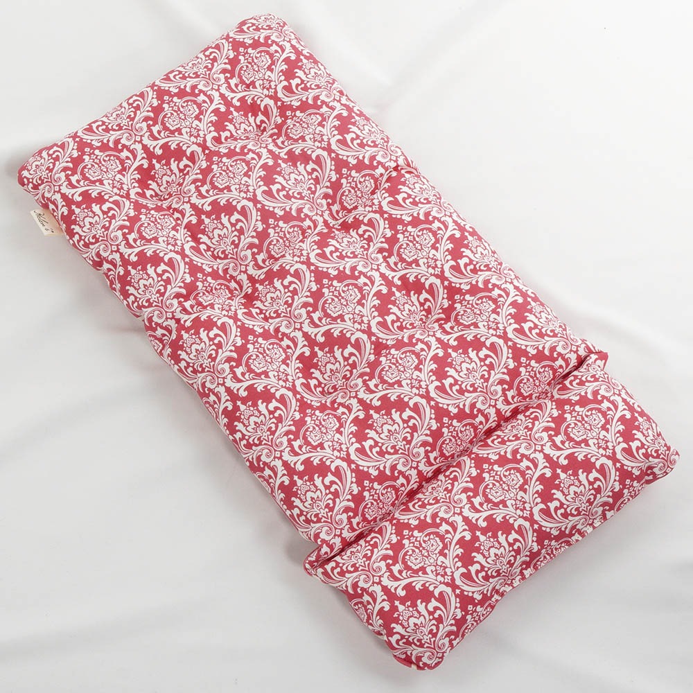 あごのせ縁無しクッション/クレートクッション ダマスクモロッカン ピンク Sサイズ