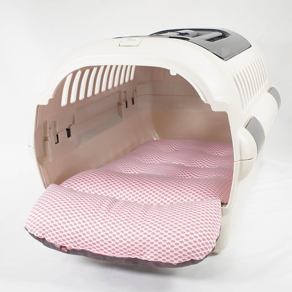 夏用 あごのせ縁無しクッション iCOLD 接触冷感 マカロンチョコ Sサイズ