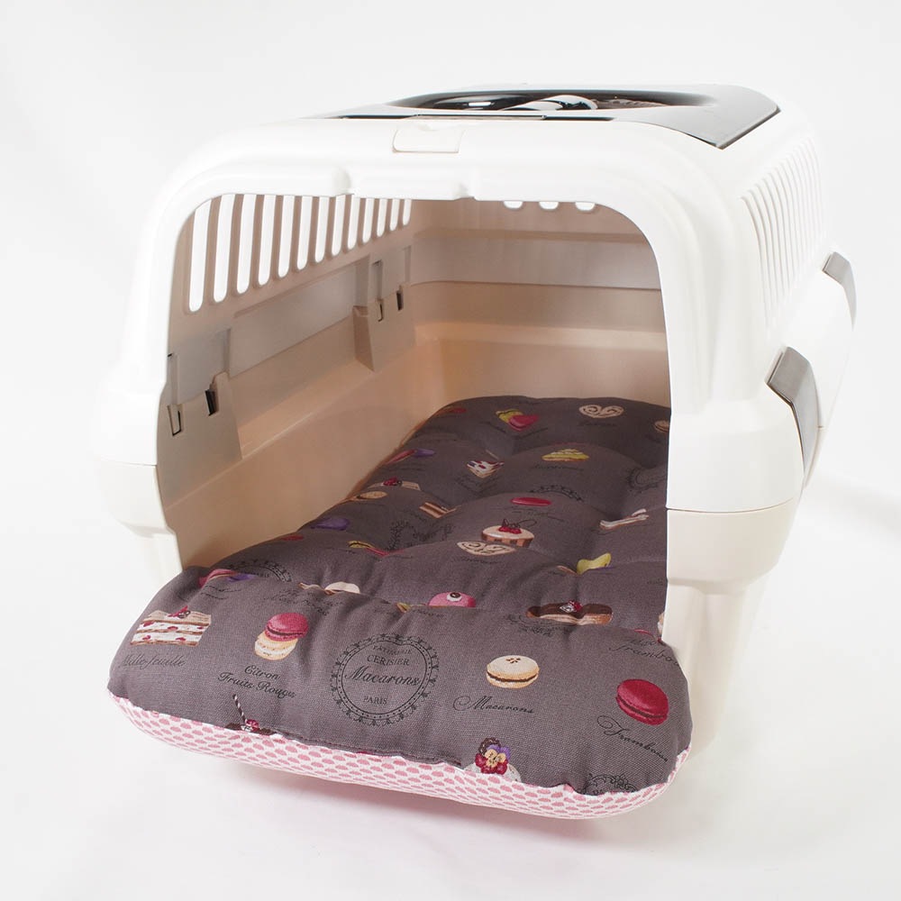 夏用 あごのせ縁無しクッション iCOLD 接触冷感 マカロンチョコ Sサイズ