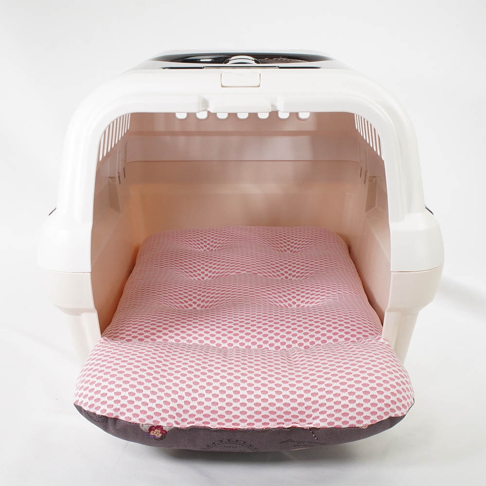 夏用 あごのせ縁無しクッション iCOLD 接触冷感 マカロンチョコ Sサイズ