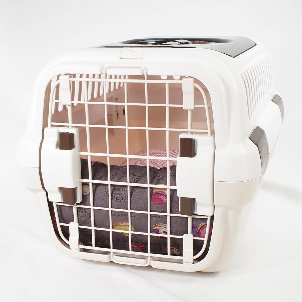 夏用 あごのせ縁無しクッション iCOLD 接触冷感 マカロンチョコ Sサイズ