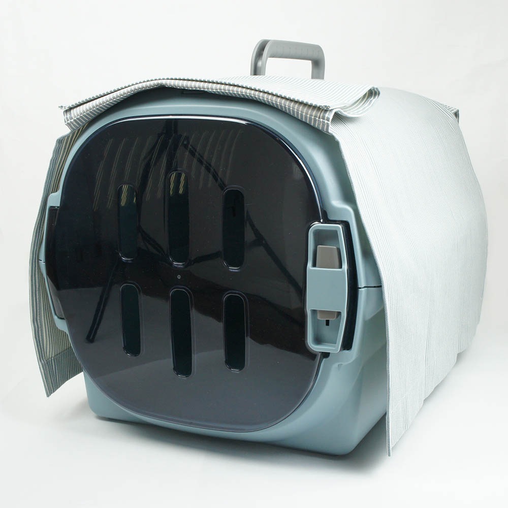 目隠しイージーカバー ショルダーベルト対応 ヒッコリーサックス＜マルチ幅＞ Mサイズ