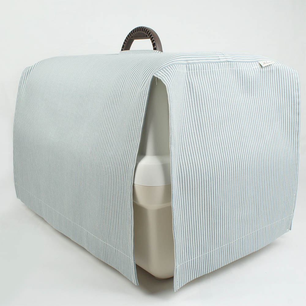 目隠しイージーカバー ショルダーベルト対応 ヒッコリーサックス＜マルチ幅＞ Mサイズ