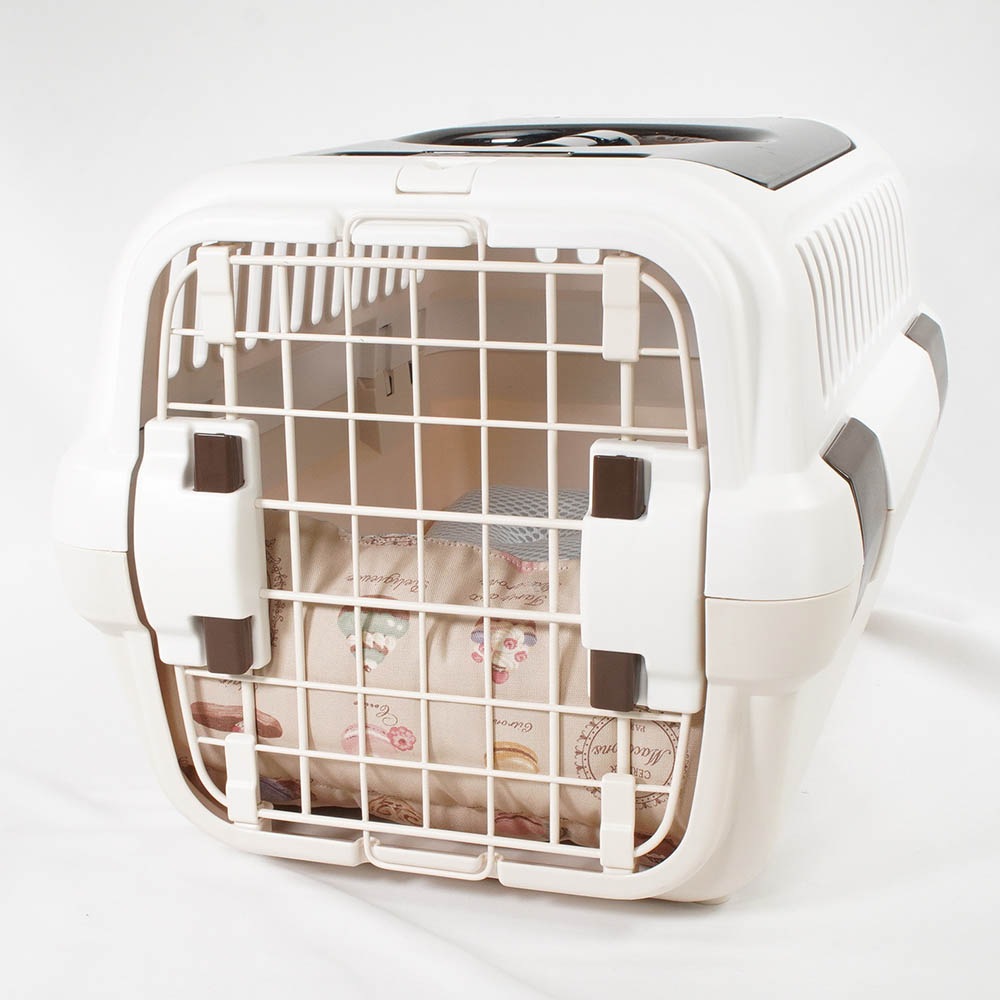 夏用 あごのせ縁無しクッション iCOLD 接触冷感 マカロンベージュ Sサイズ