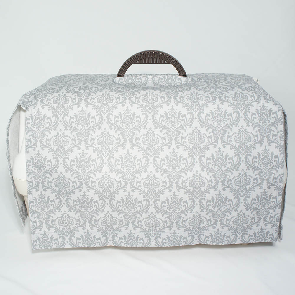目隠しイージーカバー ショルダーベルト対応 ダマスク グレー＜マルチ幅＞ Sサイズ