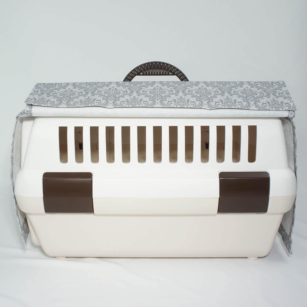 目隠しイージーカバー ショルダーベルト対応 ダマスク グレー＜マルチ幅＞ Sサイズ