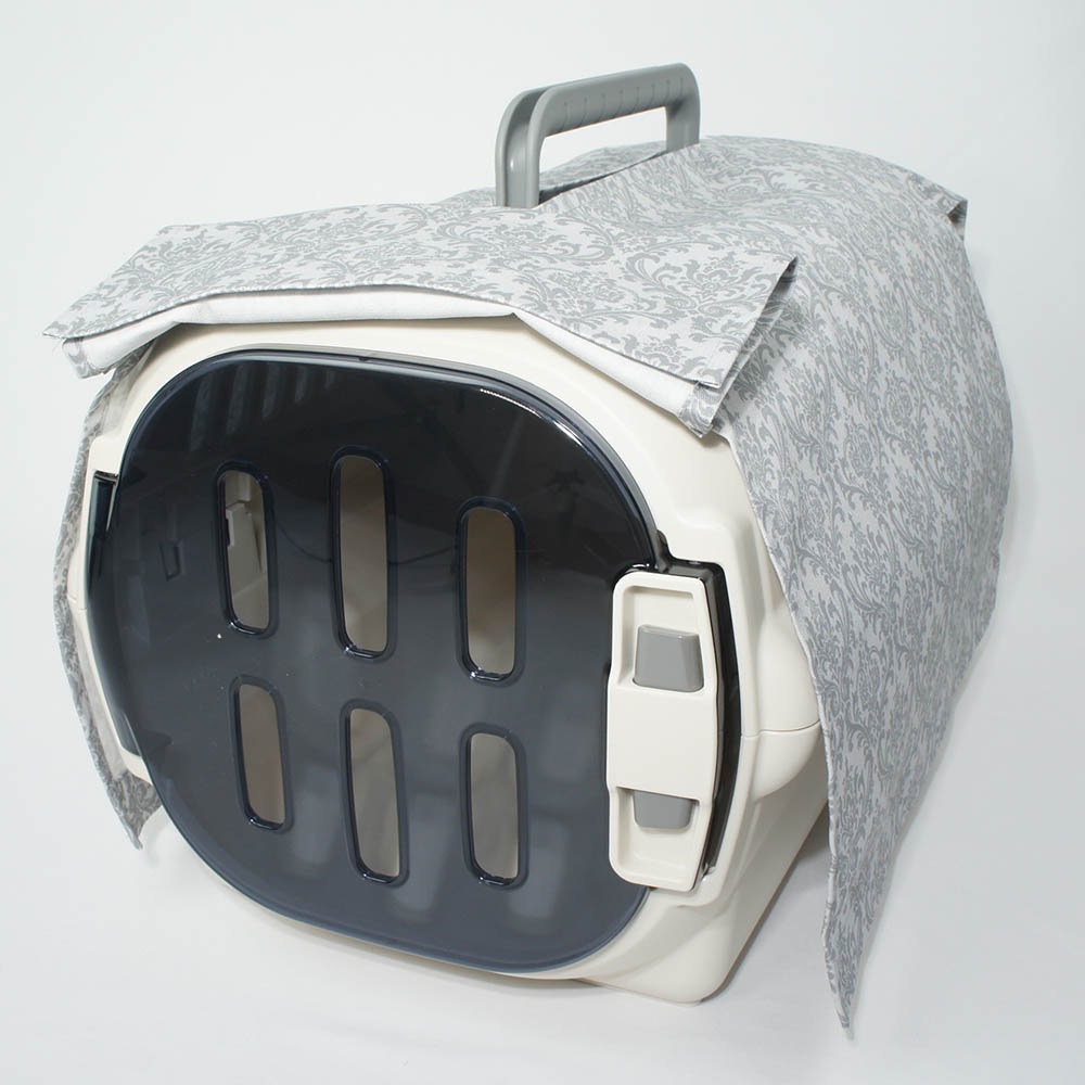 目隠しイージーカバー ショルダーベルト対応 ダマスク グレー＜マルチ幅＞ Sサイズ