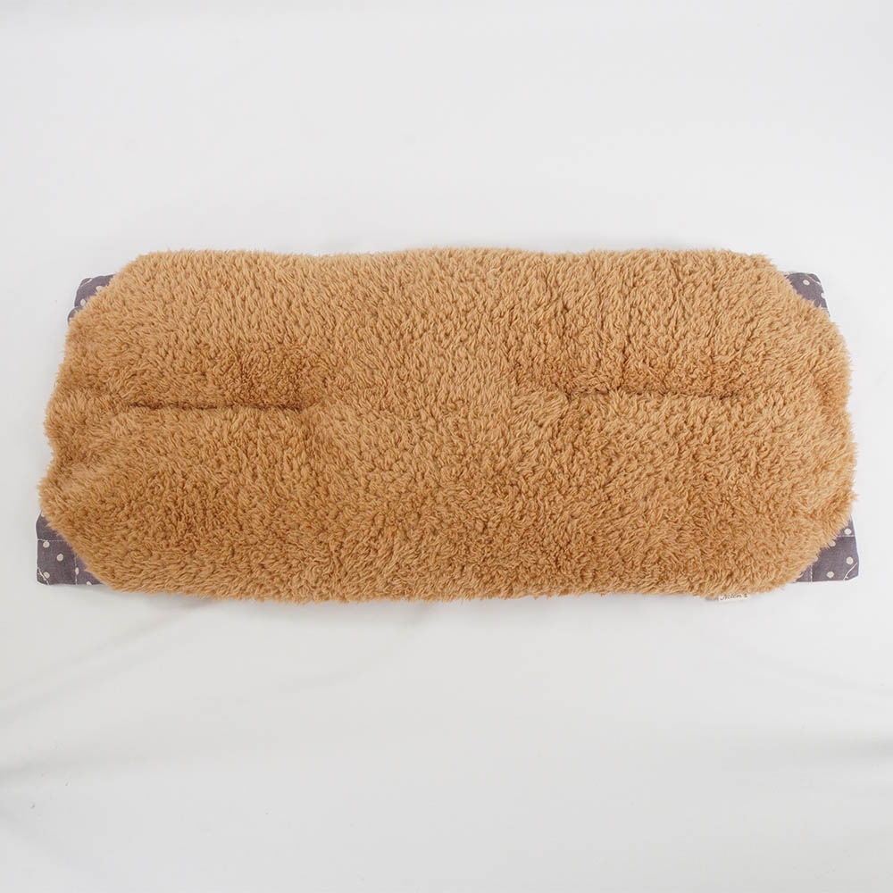 【500円OFF】DOME3レギュラー用クッションセット ぷくぷく あごのせクッション＋キャリークッションベッド Sサイズ マカロンベージュファーキャメル