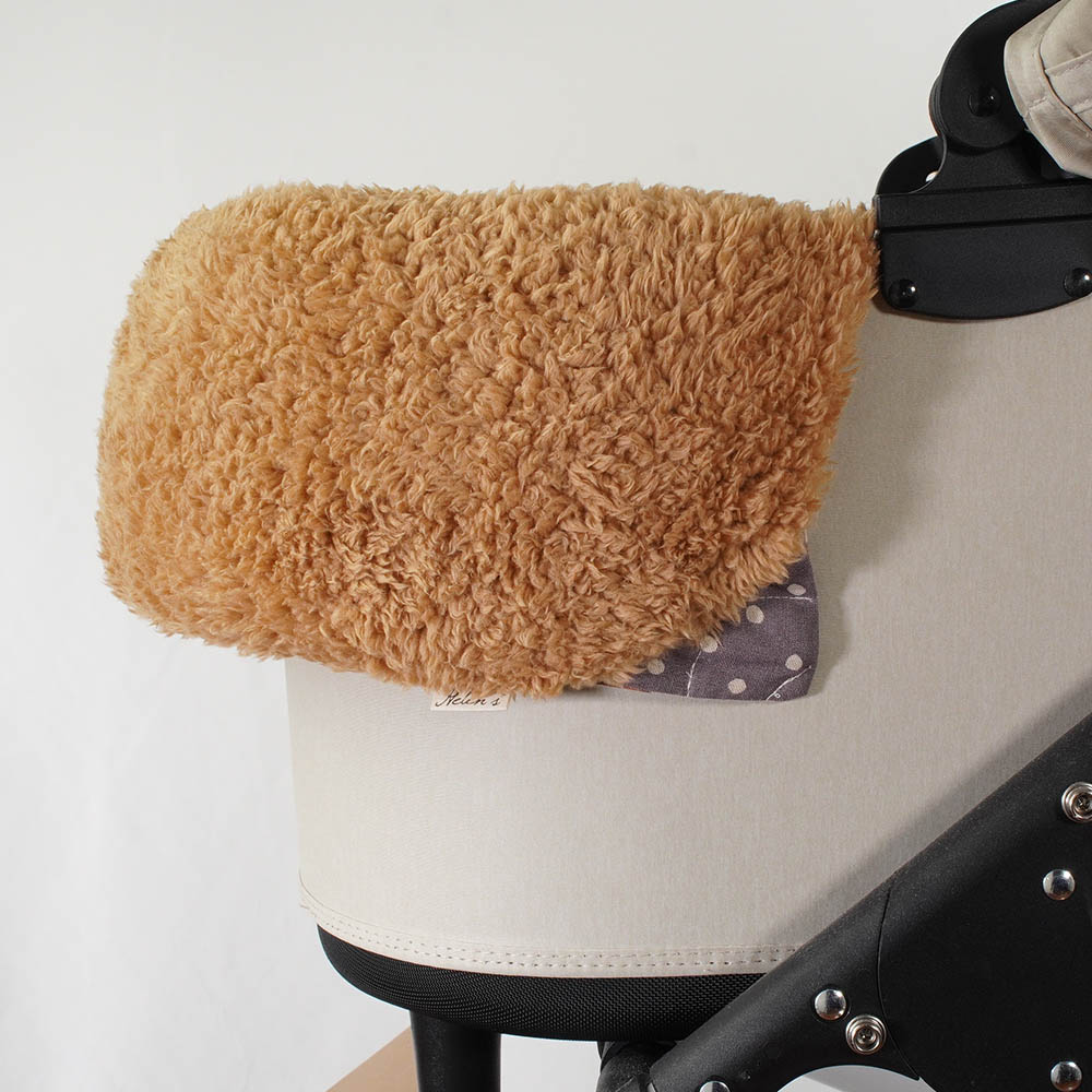 【500円OFF】DOME3レギュラー用クッションセット ぷくぷく あごのせクッション＋キャリークッションベッド Sサイズ マカロンベージュファーキャメル