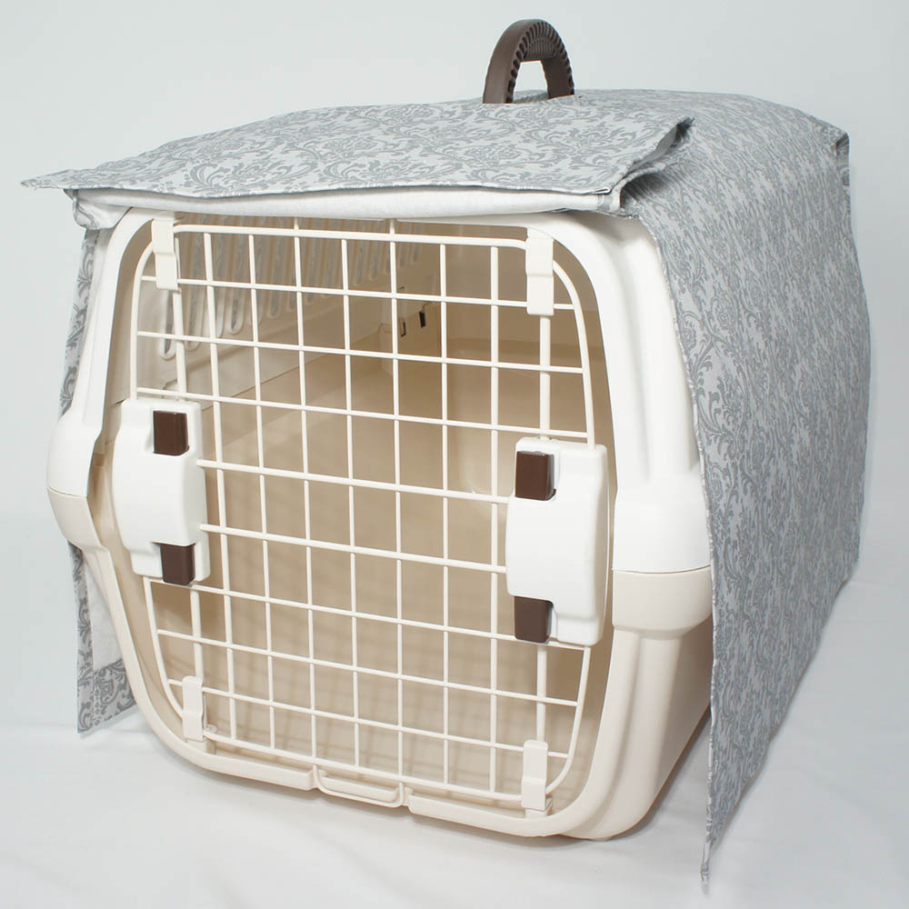 目隠しイージーカバー ショルダーベルト対応 ダマスク グレー＜マルチ幅＞ Mサイズ