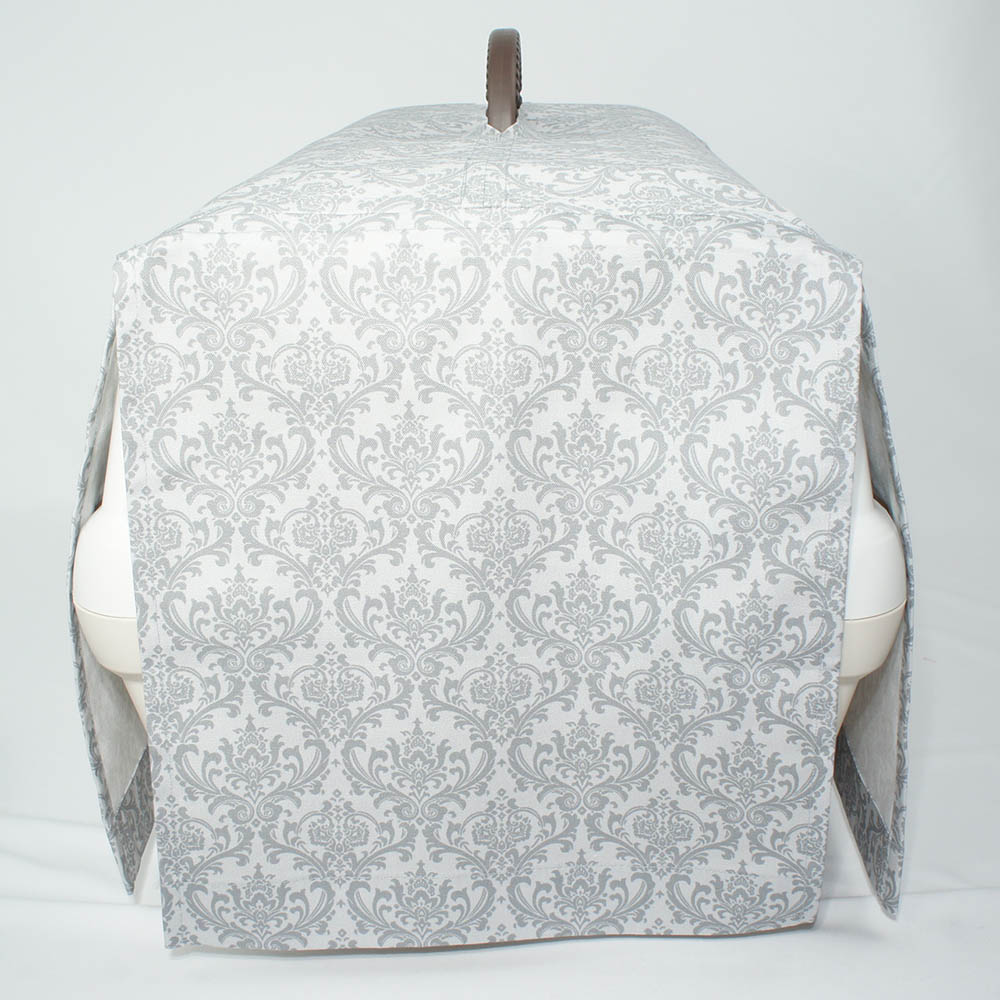 目隠しイージーカバー ショルダーベルト対応 ダマスク グレー＜マルチ幅＞ Mサイズ