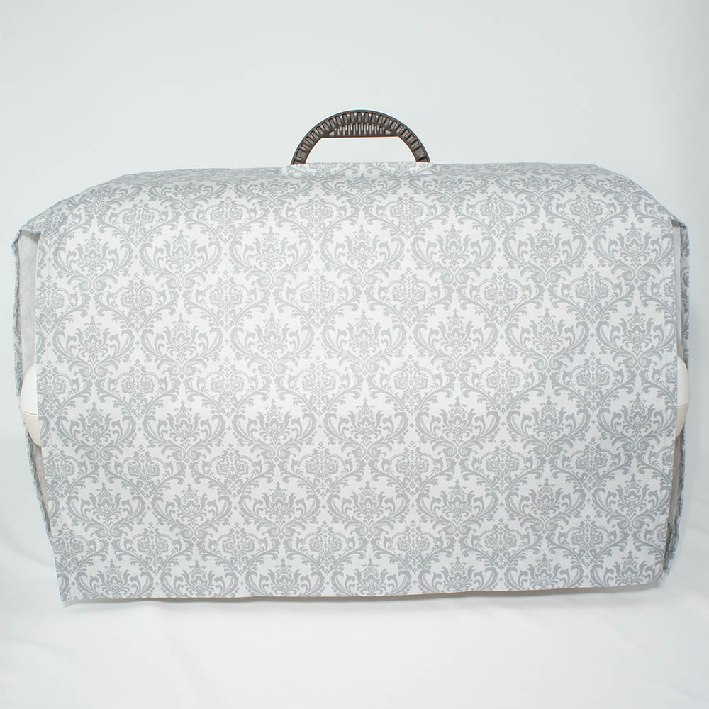 目隠しイージーカバー ショルダーベルト対応 ダマスク グレー＜マルチ幅＞ Mサイズ