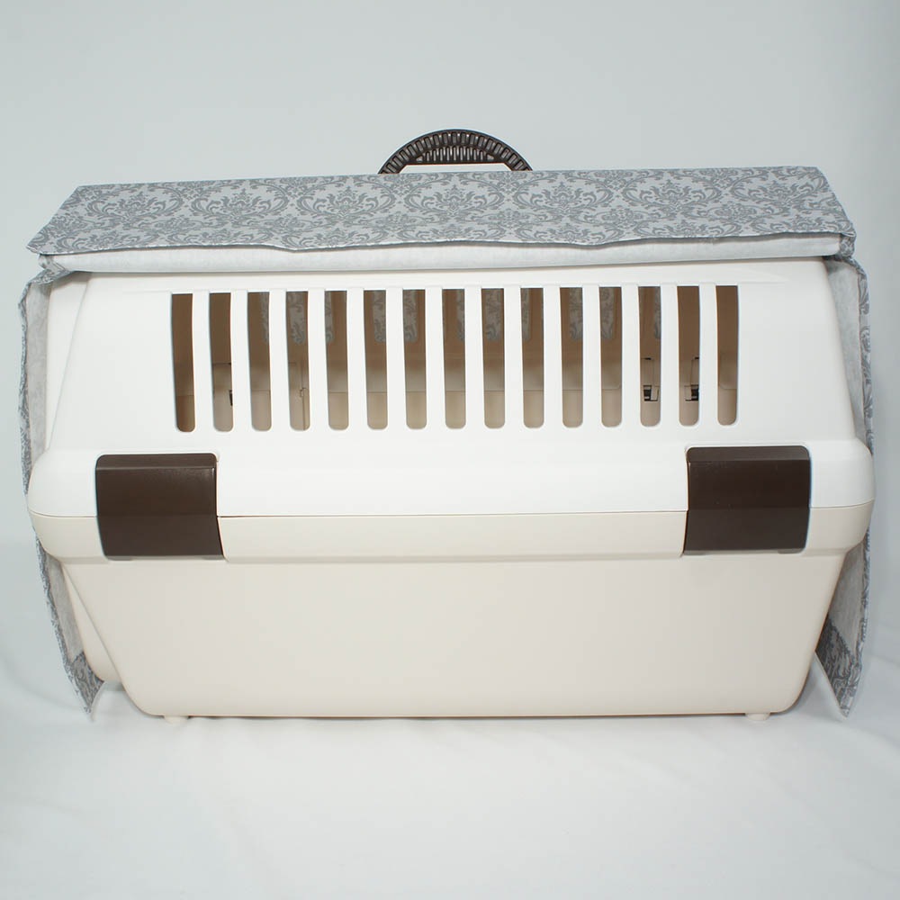 目隠しイージーカバー ショルダーベルト対応 ダマスク グレー＜マルチ幅＞ Mサイズ