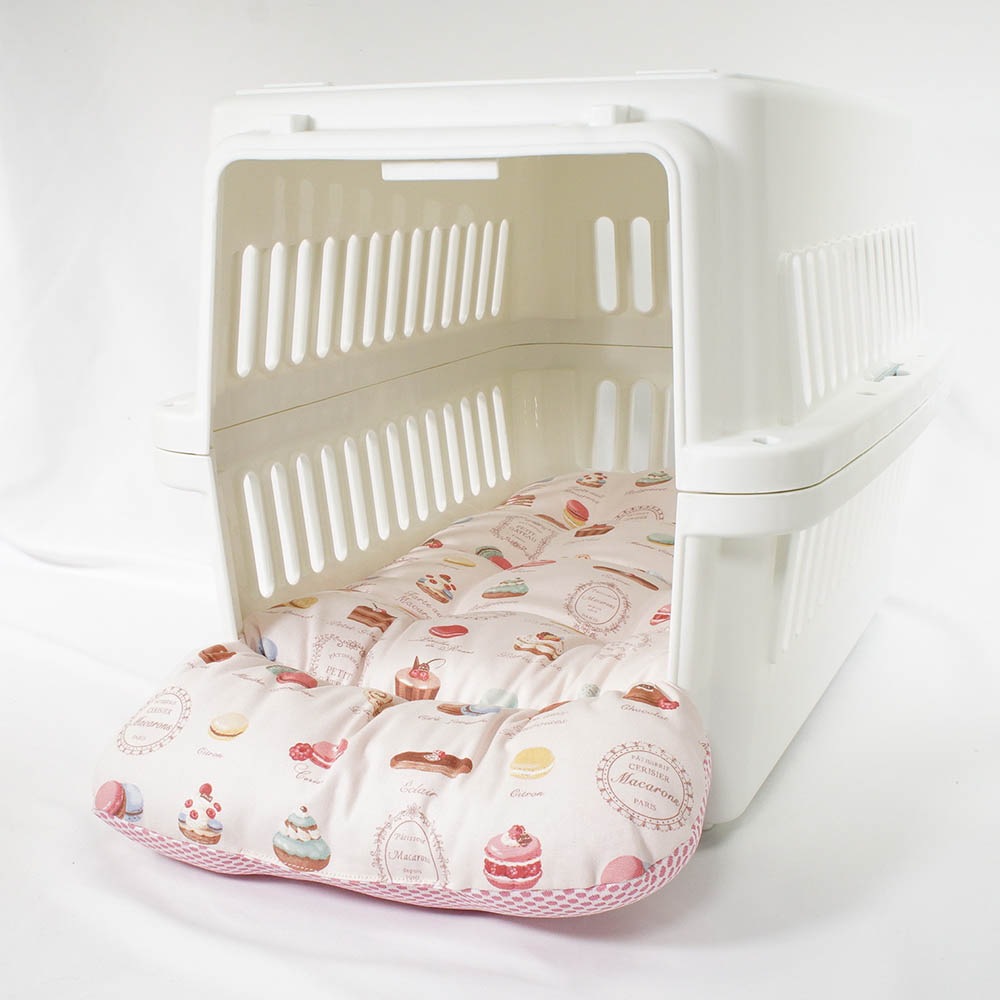 夏用 あごのせ縁無しクッション iCOLD 接触冷感 マカロンピンク Mサイズ