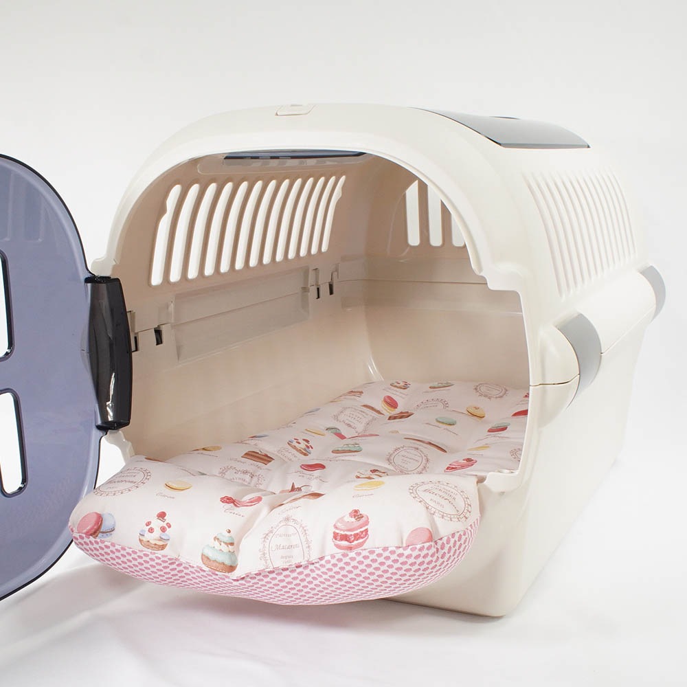 夏用 あごのせ縁無しクッション iCOLD 接触冷感 マカロンピンク Mサイズ