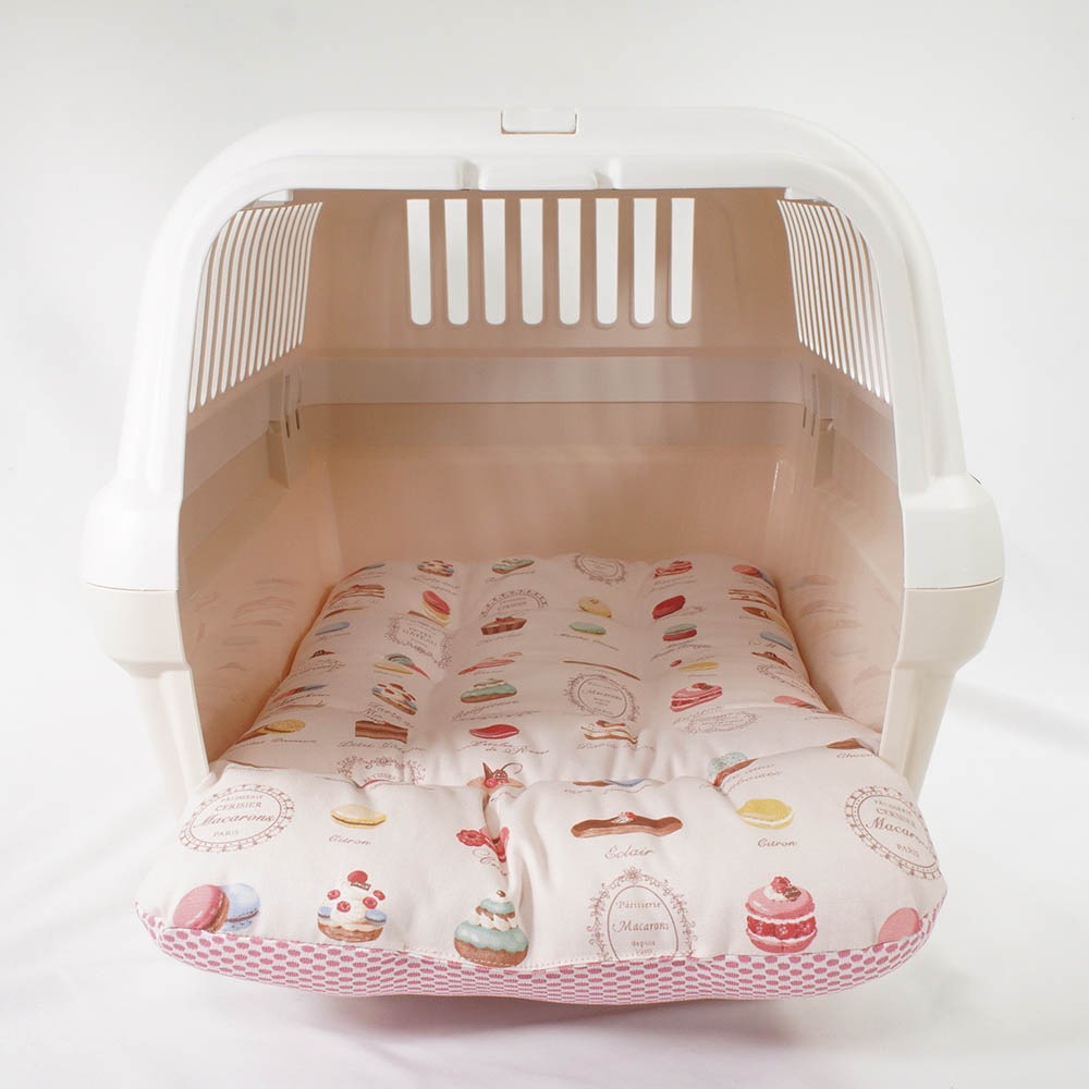 夏用 あごのせ縁無しクッション iCOLD 接触冷感 マカロンピンク Mサイズ