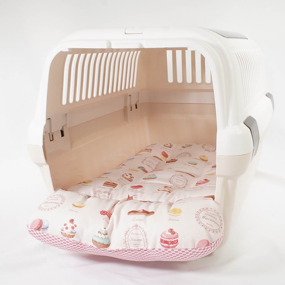 夏用 あごのせ縁無しクッション iCOLD 接触冷感 マカロンピンク Mサイズ