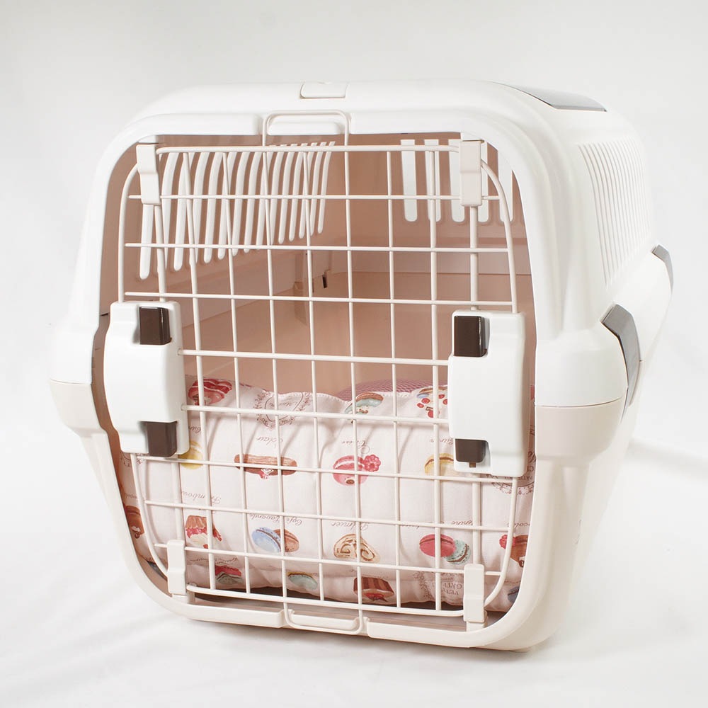 夏用 あごのせ縁無しクッション iCOLD 接触冷感 マカロンピンク Mサイズ