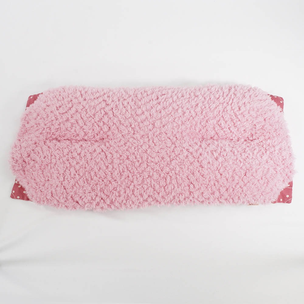 【500円OFF】DOME3ラージ用クッションセット ぷくぷく あごのせクッション＋キャリークッションベッド Mサイズ マカロンハニーピンクファー