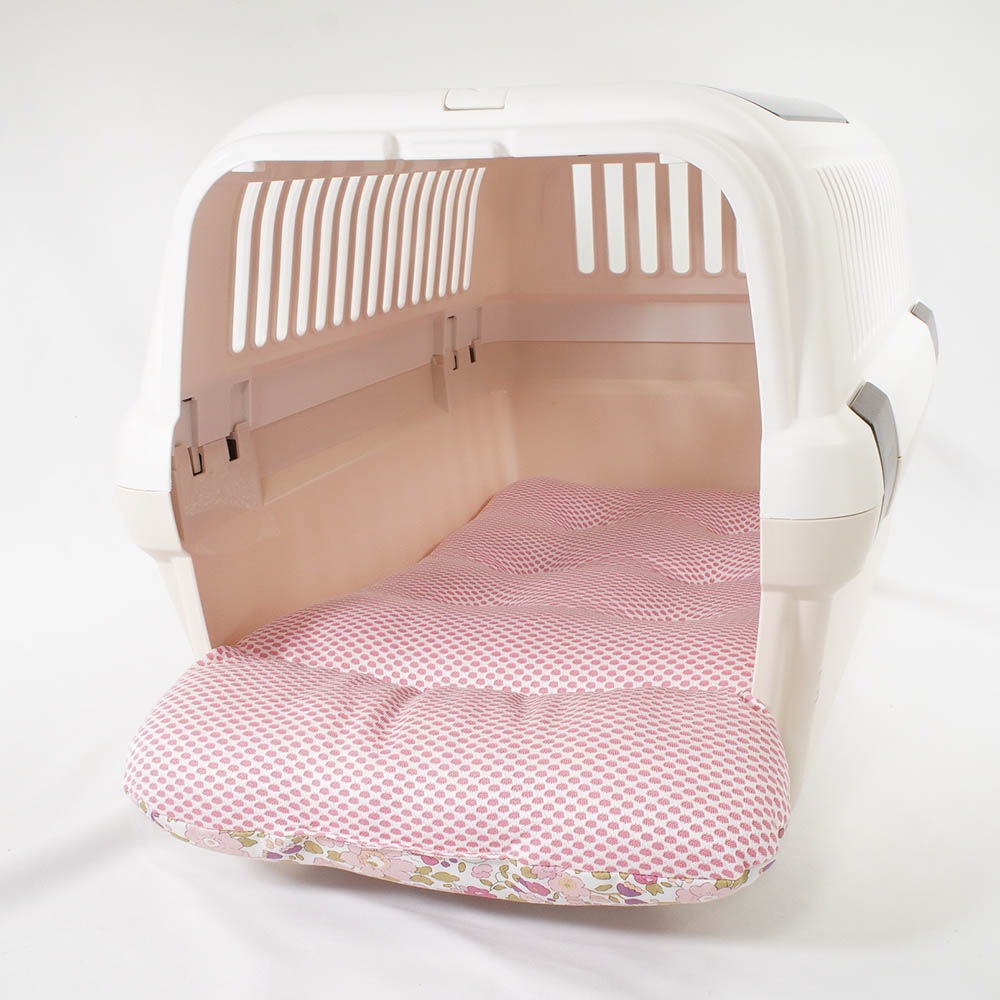 夏用 あごのせ縁無しクッション iCOLD 接触冷感 リバティプリント Betsy ピンク Mサイズ