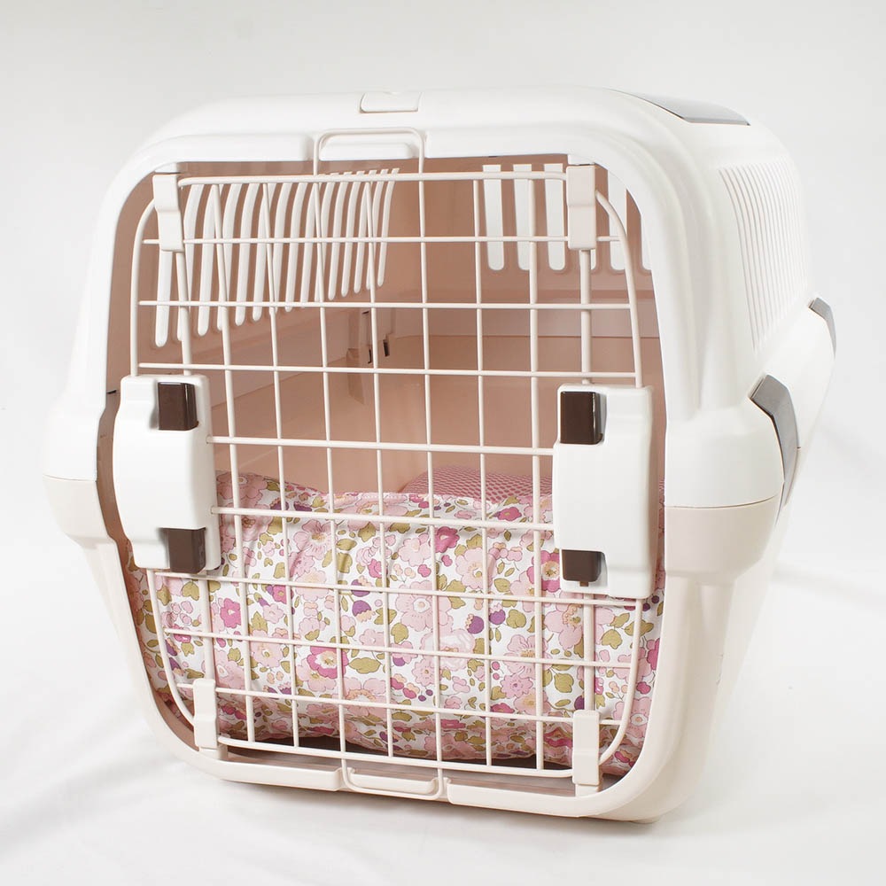 夏用 あごのせ縁無しクッション iCOLD 接触冷感 リバティプリント Betsy ピンク Mサイズ