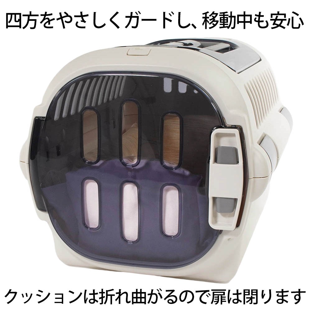 Helen's Via マルチフィット クレートクッション 犬用ベッド Sサイズ - 洗える 接触冷感 ひんやり 夏用 キャラメル ペットキャリー・プラスチックベッド・ペットカート対応 クレートマット