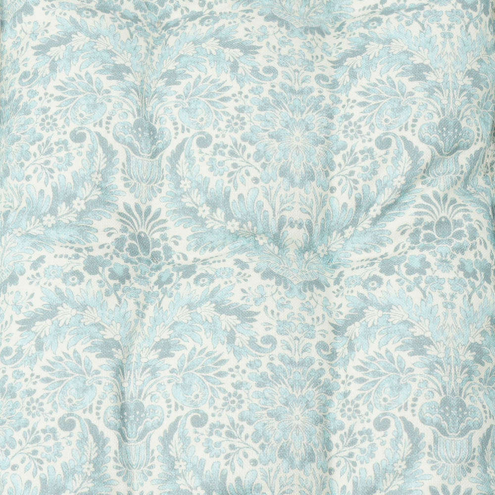 ペットが喜ぶ キャリークッションベッド/クレートクッション  royal albert ダマスク アラベスク サックスブルー Mサイズ