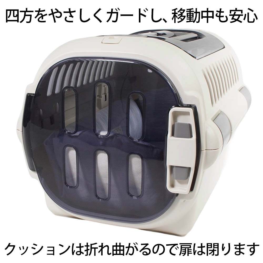 Helen's Via マルチフィット クレートクッション 犬用ベッド Sサイズ - 洗える 接触冷感 ひんやり 夏用 ブルー ペットキャリー・プラスチックベッド・ペットカート対応 クレートマット