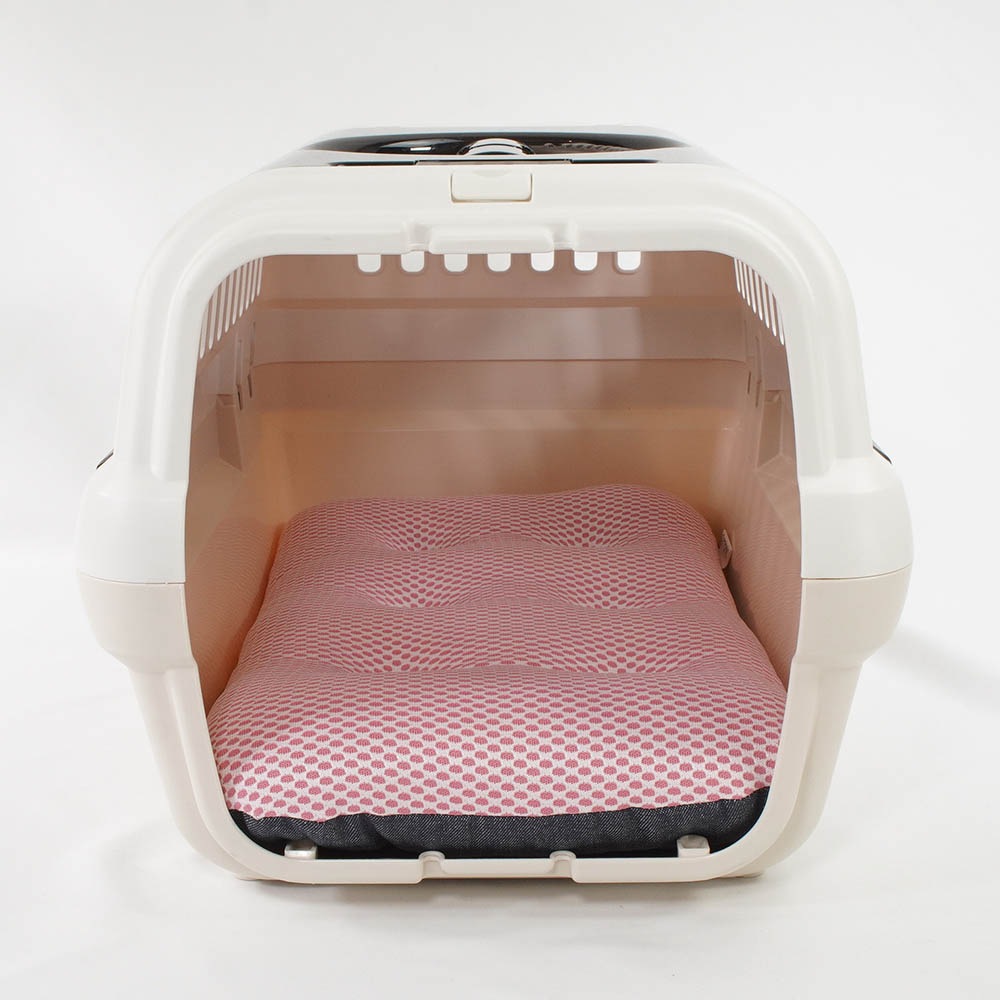 夏用縁無しクッションベッド iCOLD 接触冷感 10オンスデニムネイビー Sサイズ